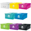 Leitz Caixa de armazenamento grande Click & Store WOW, Amarelo, Cartão, 369 mm, 482 mm, 200 mm