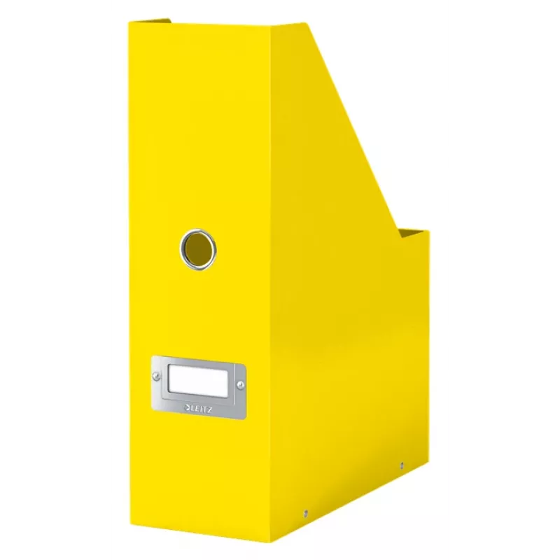 Leitz Porta-revistas Click & Store WOW, Amarelo, Cartão, 103 mm, 253 mm, 330 mm, 95 x 245 x 310 mm