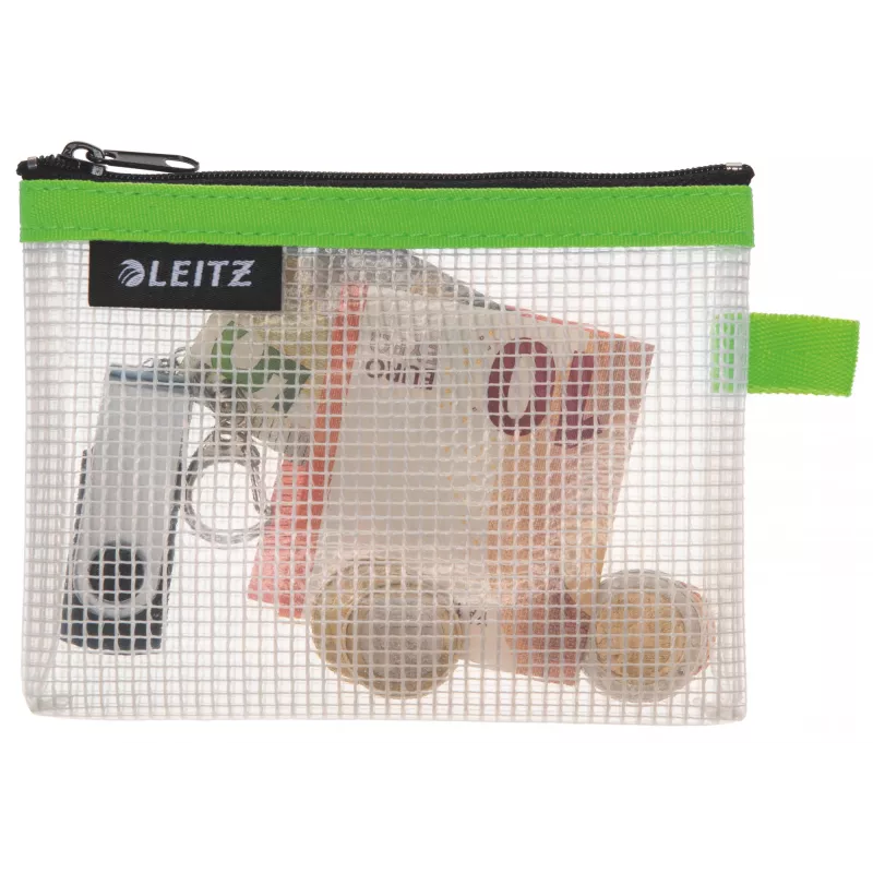 Leitz Bolsa de viagem impermeável WOW Small, Unissexo, Bolsa de acessórios, Pequena, Fecho de correr, Impermeável, Verde
