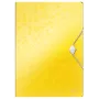 Leitz 3-Klapp-Mappe WOW PP A4, pasta de apresentação, A4, polipropileno (PP), amarelo, formato vertical, 150 folhas