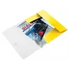 Leitz 3-Klapp-Mappe WOW PP A4, pasta de apresentação, A4, polipropileno (PP), amarelo, formato vertical, 150 folhas