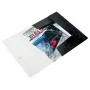 Leitz 3-Klappen-Mappe WOW PP A4, pasta de abas, A4, polipropileno (PP), preto, formato horizontal/vertical, 150 folhas