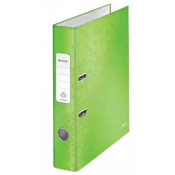 Leitz Dossier 180° WOW POB/laminado A4/50mm, A4, anel D, cartão, verde, 350 folhas, 285 mm