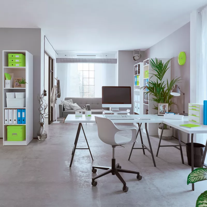 Leitz Dossier 180° WOW POB/laminado A4/50mm, A4, anel D, cartão, verde, 350 folhas, 285 mm