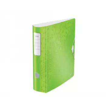 Leitz Dossier de alavanca Active PP WOW A4/80 mm, A4, espuma de poliuretano, verde, 500 folhas, 80 g/m², 8,2 cm