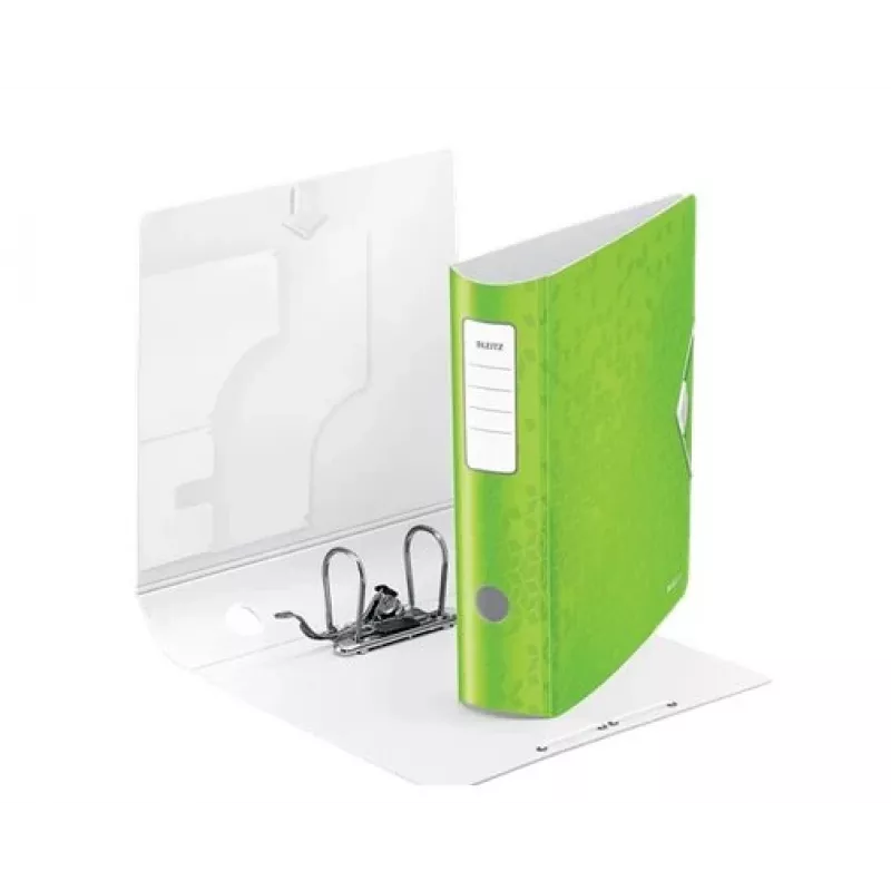 Leitz Dossier de alavanca Active PP WOW A4/80 mm, A4, espuma de poliuretano, verde, 500 folhas, 80 g/m², 8,2 cm