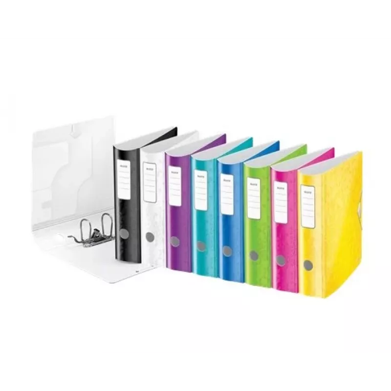 Leitz Dossier de alavanca Active PP WOW A4/80 mm, A4, espuma de poliuretano, verde, 500 folhas, 80 g/m², 8,2 cm