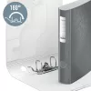 Leitz Dossier de alavanca Active PP WOW A4/65 mm, A4, anel D, armazenamento, espuma de poliuretano, verde, 350 folhas