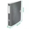 Leitz Dossier de alavanca Active PP WOW A4/65 mm, A4, anel D, armazenamento, espuma de poliuretano, verde, 350 folhas