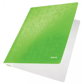 Leitz Pasta plana cartão/cartolina WOW A4, pasta convencional, A4, cartão, verde, formato vertical, 250 folhas
