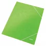 Leitz Pasta de 3 abas WOW cartão/POB A4, dossier manila, A4, polipropileno (PP), verde, 250 folhas, 80 g/m²