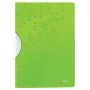 Leitz Pasta com clip ColorClip WOW A4 PP, pasta de apresentação, A4, polipropileno (PP), verde, brilhante, 30 folhas