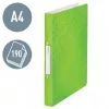 Leitz Dossier de anéis WOW PP A4 2RR/25mm, A4, anel redondo, polipropileno (PP), verde, 190 folhas, 80 g/m²