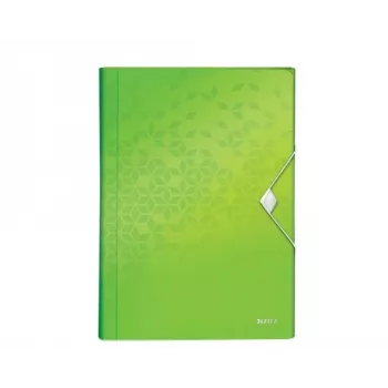 Leitz Pasta de projeto WOW PP, A4, polipropileno (PP), verde, formato vertical, 250 folhas, 80 g/m²