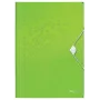 Leitz Pasta de 3 abas WOW PP A4, A4, polipropileno (PP), verde, formato vertical, 150 folhas, 80 g/m²