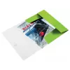 Leitz Pasta de 3 abas WOW PP A4, A4, polipropileno (PP), verde, formato vertical, 150 folhas, 80 g/m²
