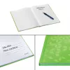Leitz Caderno WOW A4 quadriculado com capa dura 90 g/m², 80 folhas, padrão, verde, A4, 80 folhas, 80 g/m², papel quadriculado
