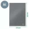 Leitz Caderno WOW A4 quadriculado com capa dura 90 g/m², 80 folhas, padrão, verde, A4, 80 folhas, 80 g/m², papel quadriculado
