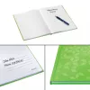 Leitz Caderno WOW A5 pautado com capa dura 90g/80 folhas, padrão, verde, A5, 80 folhas, 80 g/m², papel pautado