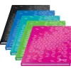 Leitz Caderno WOW A5 quadriculado com capa dura, padrão, verde, A5, 80 folhas, 80 g/m², quadriculado