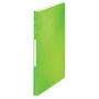 Leitz Livro de exposição WOW PP 40 bolsas, verde, polipropileno (PP), 40 bolsas, 40 folhas, formato vertical, A4