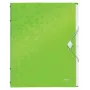 Leitz Livro separador WOW PP 6 separadores, dossier convencional, A4, polipropileno (PP), verde, brilhante, 200 folhas