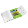 Leitz Livro separador WOW PP 6 separadores, dossier convencional, A4, polipropileno (PP), verde, brilhante, 200 folhas