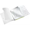 Leitz Livro separador WOW PP 6 separadores, dossier convencional, A4, polipropileno (PP), verde, brilhante, 200 folhas