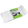 Leitz Livro de separadores WOW PP, 12 divisórias, A4, polipropileno (PP), verde, 200 folhas, 80 g/m², 265 mm
