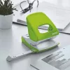 Leitz Perfurador WOW 5008 metal 2 furos / 30 folhas, 30 folhas, verde, metal, plástico, 8 cm, 5,5 mm, A4, A5, A6, folio, quarto US, 8 x 8 x 8 cm