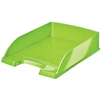 Leitz Bandeja de correspondência WOW, plástico, verde, A4, 242 x 330 x 60 mm, 255 mm, 70 mm