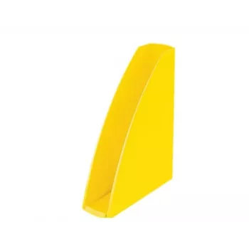Leitz Coletor de revistas WOW, amarelo, plástico, A4, 75 mm, 258 mm, 312 mm