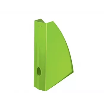 Leitz Caixa para revistas WOW, verde, plástico, A4, 75 mm, 258 mm, 312 mm