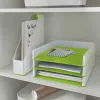 Leitz Coletor de revistas WOW Dual Colour, verde, branco, plástico, A4, 73 mm, 318 mm, 272 mm