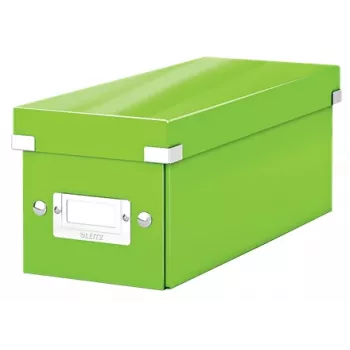 Leitz Click & Store WOW Caixa de armazenamento de CDs, verde, cartão, 143 mm, 352 mm, 136 mm, 440 g