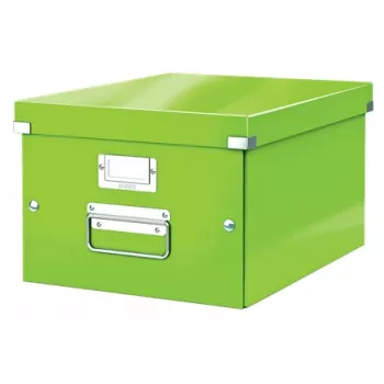 Leitz Click & Store WOW Caixa de armazenamento média, verde, cartão, 281 mm, 370 mm, 200 mm, 900 g