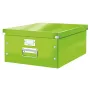 Leitz Click & Store WOW Caixa de armazenamento grande, verde, cartão, 369 mm, 482 mm, 200 mm