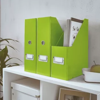 Leitz Click & Store WOW Coletor de revistas, verde, cartão, 103 mm, 253 mm, 330 mm, 95 x 245 x 310 mm