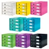 Leitz Click & Store WOW Gaveteiro (4 gavetas), verde, cartão, 286 mm, 356 mm, 282 mm