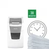 Leitz IQ Autofeed Office 150 Destruidora de papel automática P5, corte micro, 22 cm, 2 x 15 mm, 44 L, 500 folhas, 55 dB