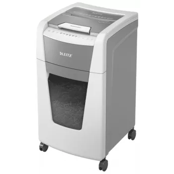 Leitz IQ Autofeed Office 300 Destruidora de documentos P5, corte micro, 22 cm, 2 x 15 mm, 60 L, 700 folhas, 55 dB