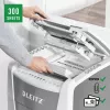 Leitz IQ Autofeed Office 300 Destruidora de documentos P5, corte micro, 22 cm, 2 x 15 mm, 60 L, 700 folhas, 55 dB