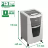 Leitz IQ Autofeed Office 300 Destruidora de documentos P5, corte micro, 22 cm, 2 x 15 mm, 60 L, 700 folhas, 55 dB