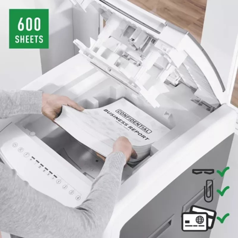 Leitz IQ Autofeed Office Pro 600 Destruidora de documentos automática P4