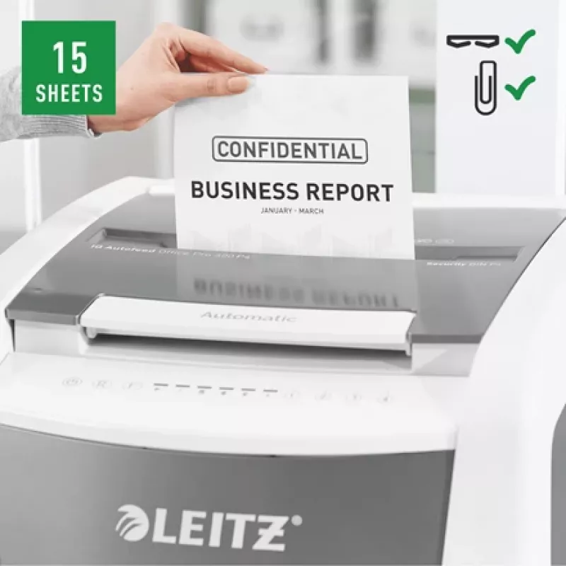Leitz IQ Autofeed Office Pro 600 Destruidora de documentos automática P4