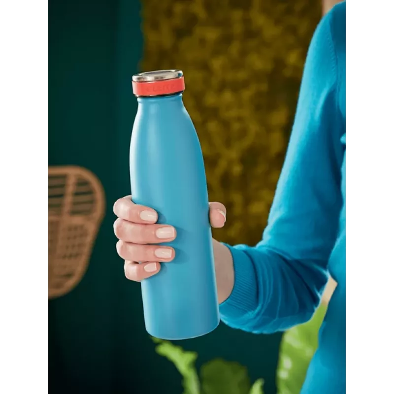 Leitz Cosy Garrafa térmica 500 ml, azul, aço inoxidável, 68 mm, 68 mm, 235 mm, 280 g
