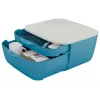 Leitz Cosy Gaveteiro, 2 gavetas, poliestireno (PS), azul, branco, 1 unidade, 251 mm, 143 mm