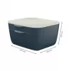 Leitz Cosy gaveteiro 53570089, 2 gavetas, cinzento/cinzento-claro, A4
