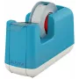 Leitz Cosy Fita adesiva de mesa, 1,9 cm, 33 m, acrilonitrilo-butadieno-estireno (ABS), azul, 75 mm, 56 mm