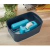 Leitz Cosy Fita adesiva de mesa, 1,9 cm, 33 m, acrilonitrilo-butadieno-estireno (ABS), azul, 75 mm, 56 mm